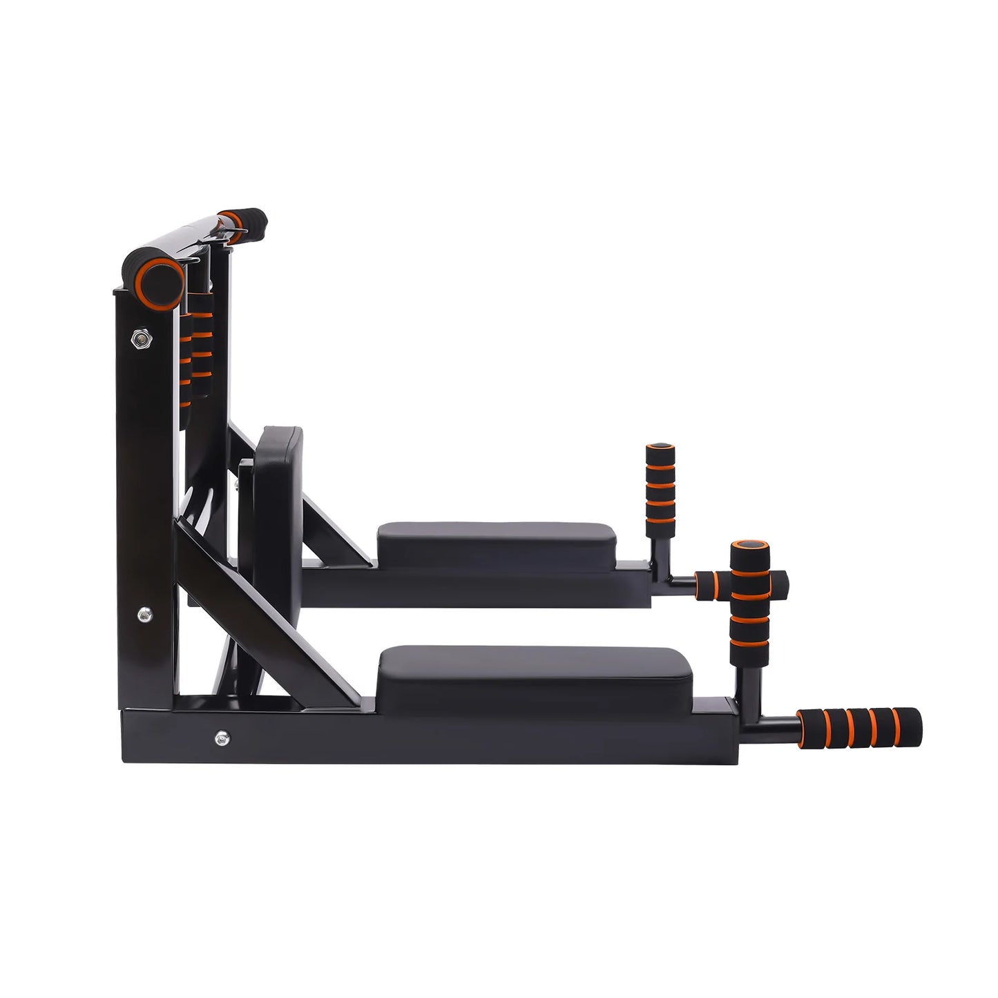 Wall Mounted Pull Up Bar Chin Up bar Multifunctional Dip Station Workout Training Equipment Fitness Dip Stand Supports to 440lbs for Indoor Home Gym