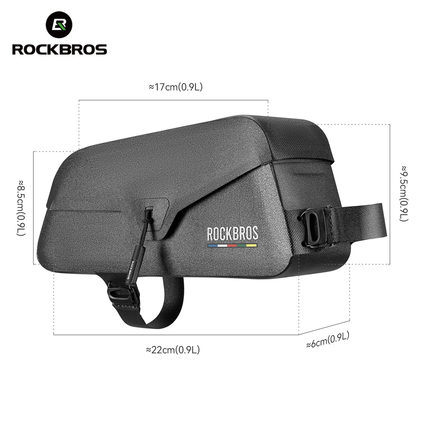 ROCKBROS ROAD TO SKY Magnetic Bicycle Bags Lid Top Tube Bag Waterproof Suction Front Bag Mobile Phone Bags