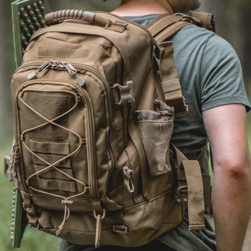 Outdoor Tactical Backpack Men's Outdoor Hiking Bag Large Capacity Military Army Bags Travelling Camping Rucksack