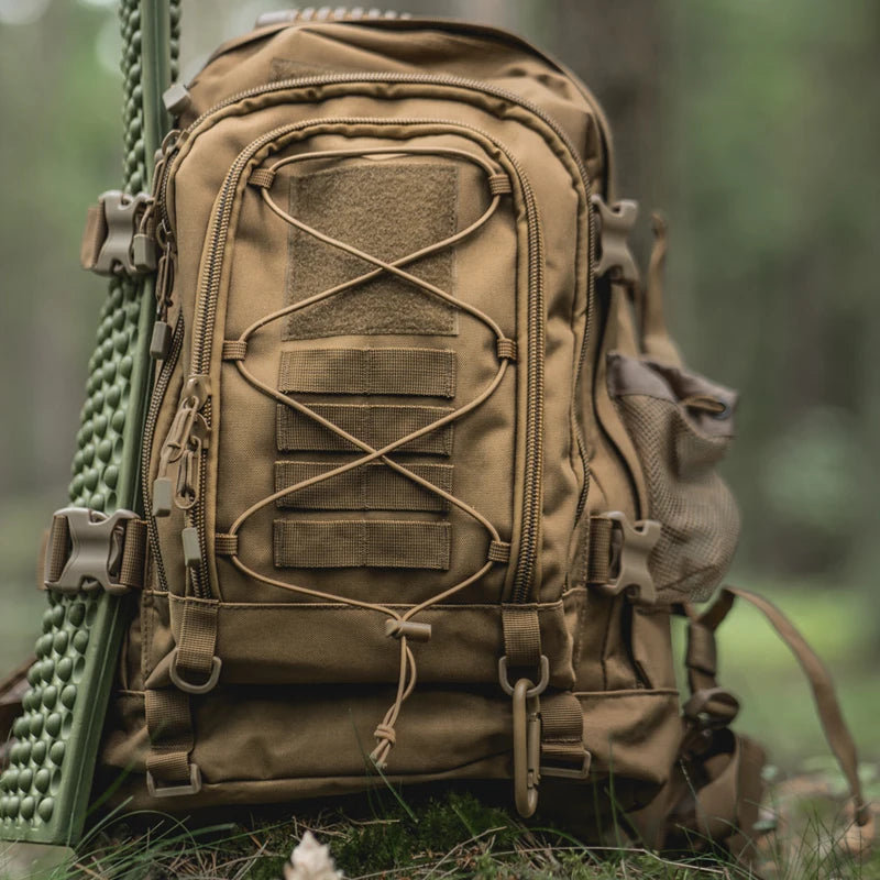 Outdoor Tactical Backpack Men's Outdoor Hiking Bag Large Capacity Military Army Bags Travelling Camping Rucksack