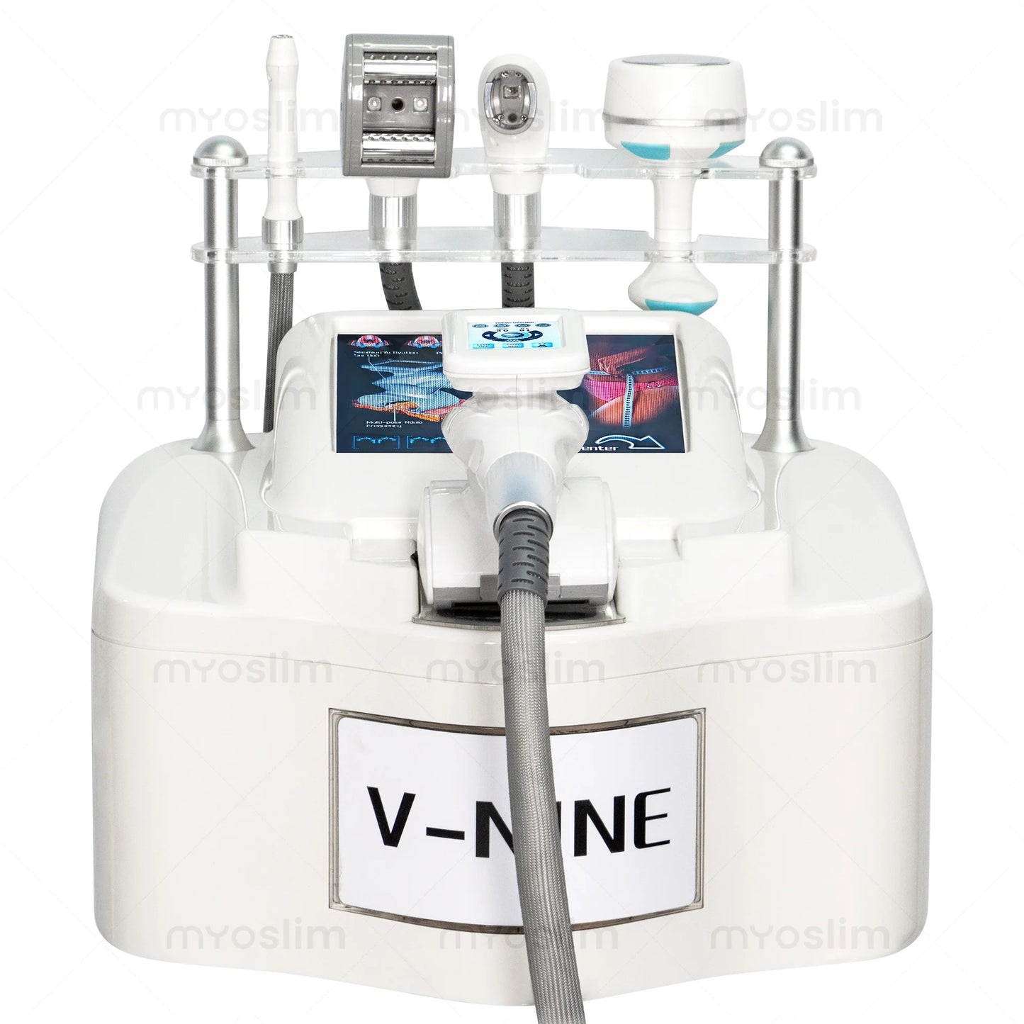 V-NINE 5 IN 1 Automatic Roller Body Slimming Machine 40K Cavitation RF Vacuum Lymphatic Drainage Anti-Cellulite Skin Tightening