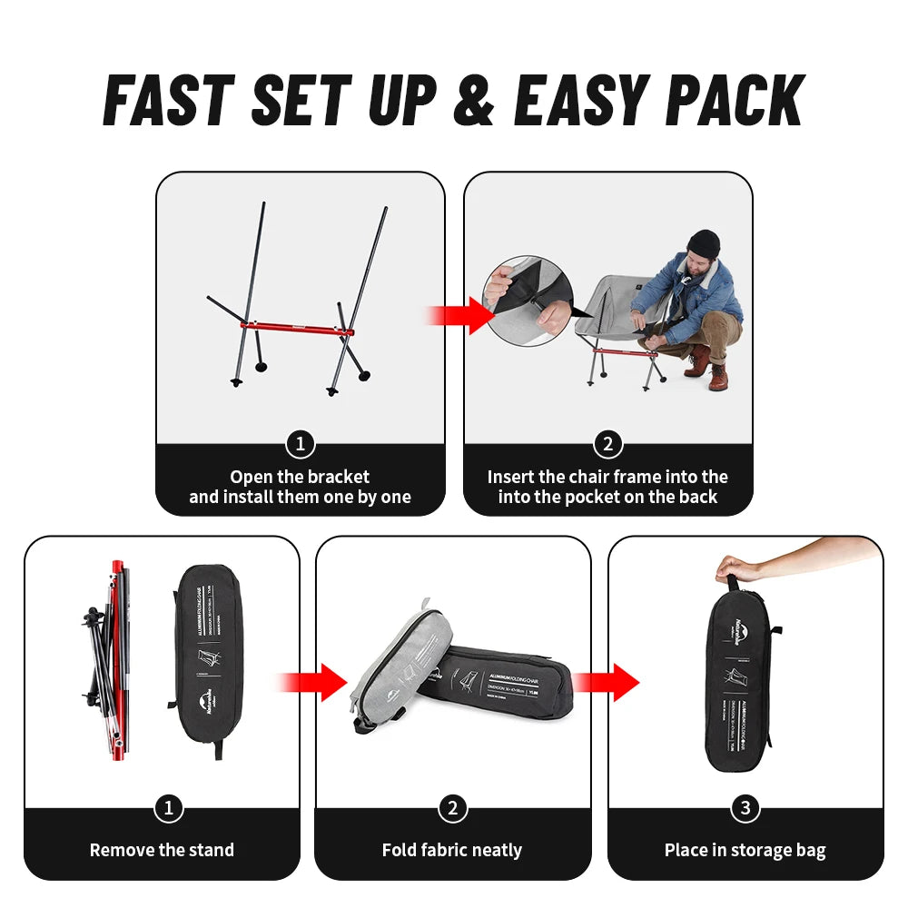 Camping Chair YL05 YL06 Chairs Ultralight Folding Chair Outdoor Picnic Foldable Chair Beach Reax Chair Fishing Chair