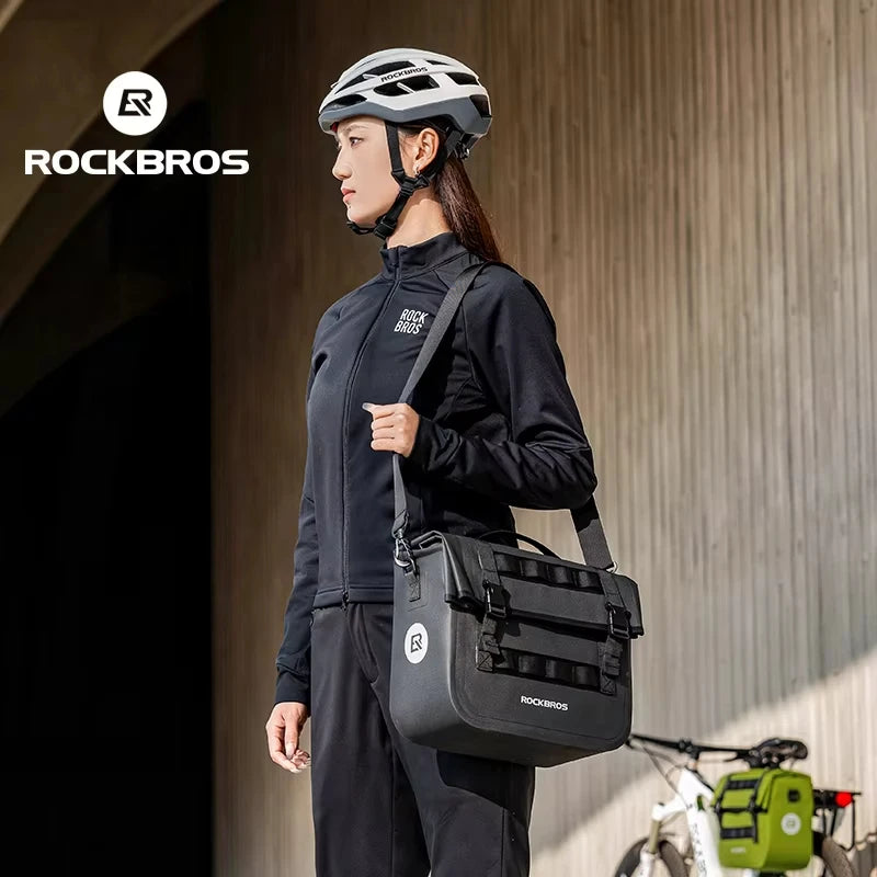 Bicycle Bag 15L Multifunctional Saddle Bag Waterproof MTB Bike Rack Bag Travel 3D Support Big Capacity Bicycle Rear Bag