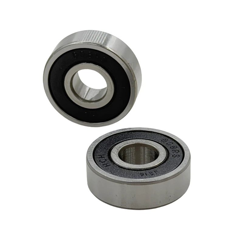 10Pcs 608 ZZ 608RS Ball Bearings 608ZZ Metal Double Shielded Miniature Deep Groove Skateboard Ball Bearings 8mm X 22mm X 7mm