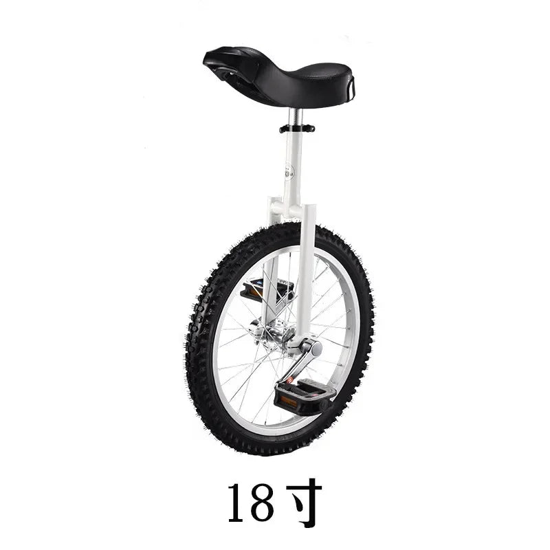 20 Inch Single Person Unicycle Adjustable Single Wheel Children Scooter Adult Unicycle Balance Competitive Car New