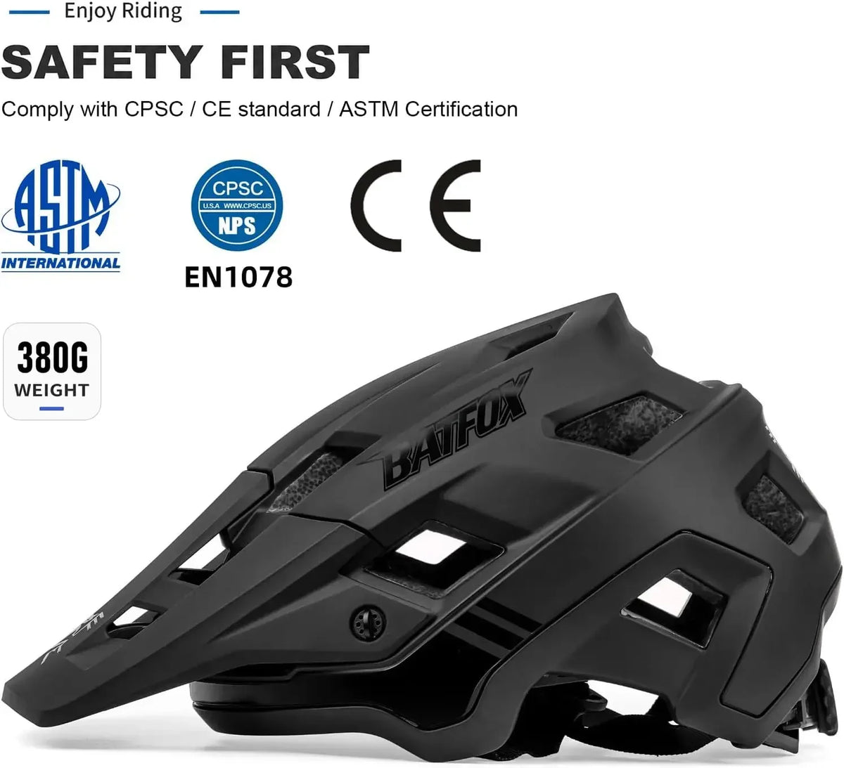 Bike Helmet, Mountain Bike Helmet for Men Women Adults Youth