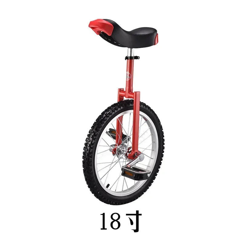 20 Inch Single Person Unicycle Adjustable Single Wheel Children Scooter Adult Unicycle Balance Competitive Car New