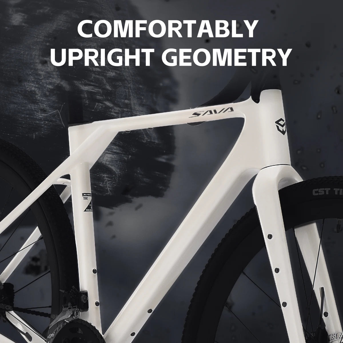 Ships from US SAVA Gelaro S4 GRX400 Carbon Gravel Road Bike All-Terrain Road Racing Bike Equipped with GRX400 Groupset