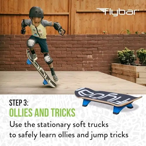 3 in-1 Learn to Skate – Complete Skateboard for Beginners, Balance Board, Skateboard Accessories