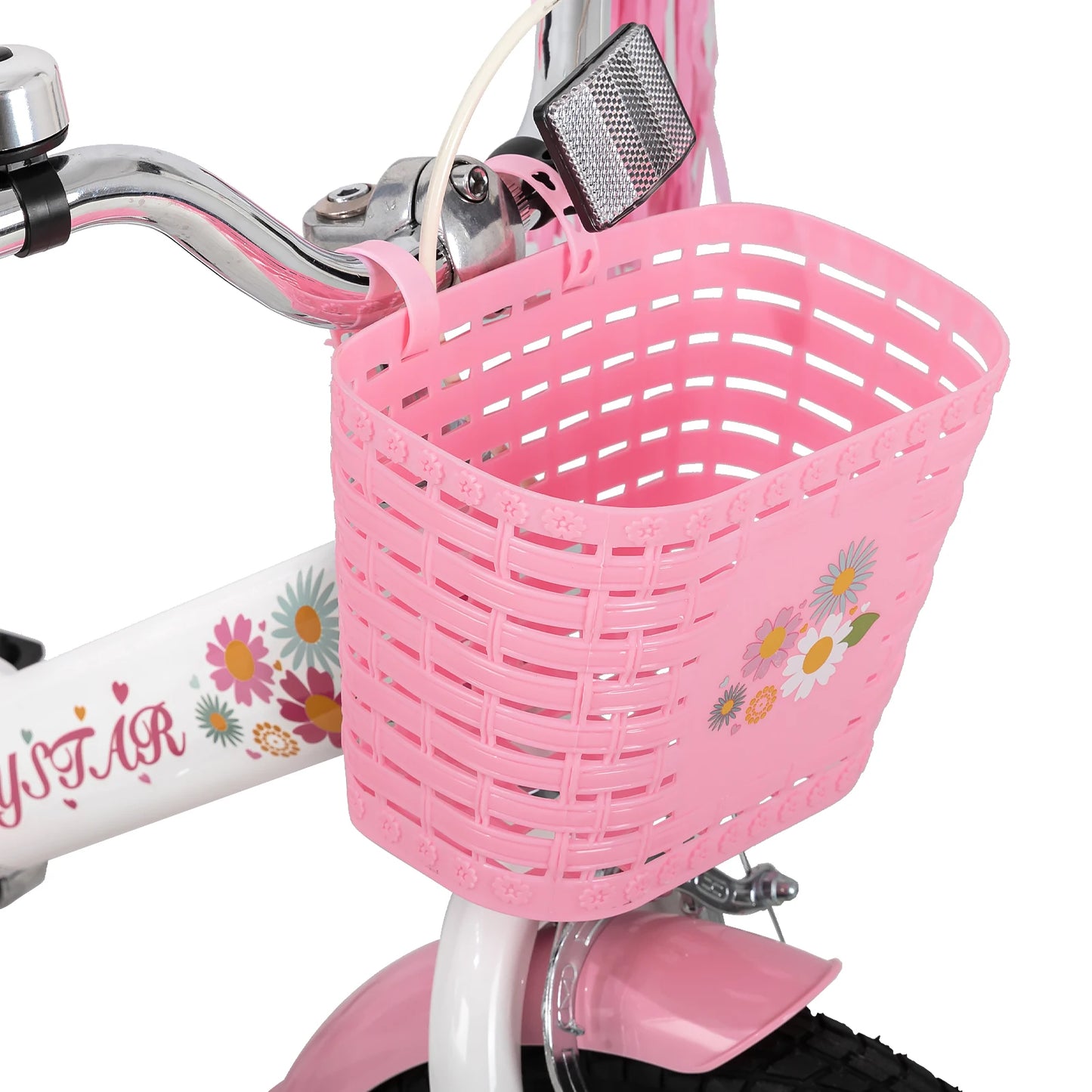 Little Daisy Kids Bike for Girls Ages 2-7 Years,  Bikes with Doll Bike Seat & Streamers,Bikes with Flag & Number Plate