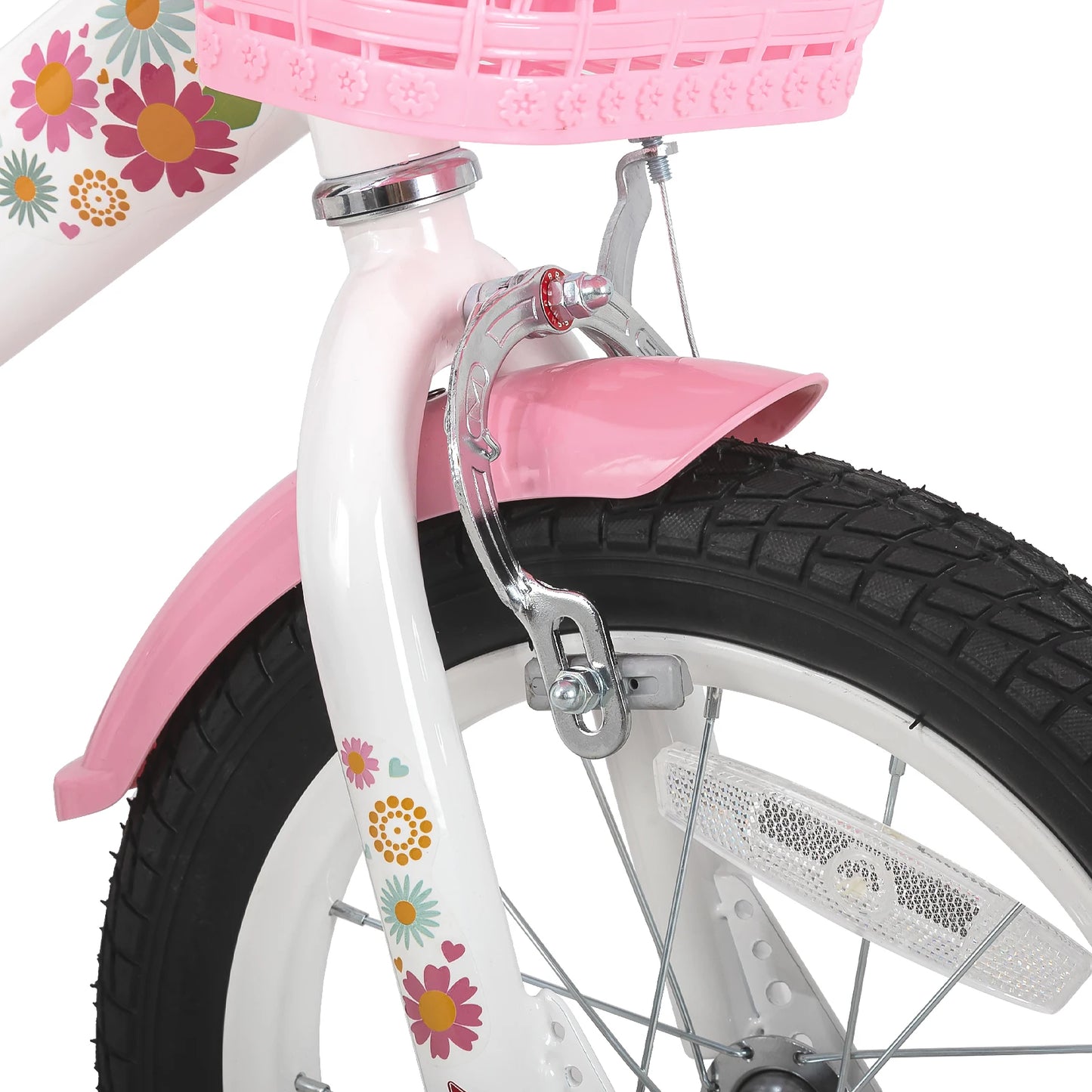 Little Daisy Kids Bike for Girls Ages 2-7 Years,  Bikes with Doll Bike Seat & Streamers,Bikes with Flag & Number Plate
