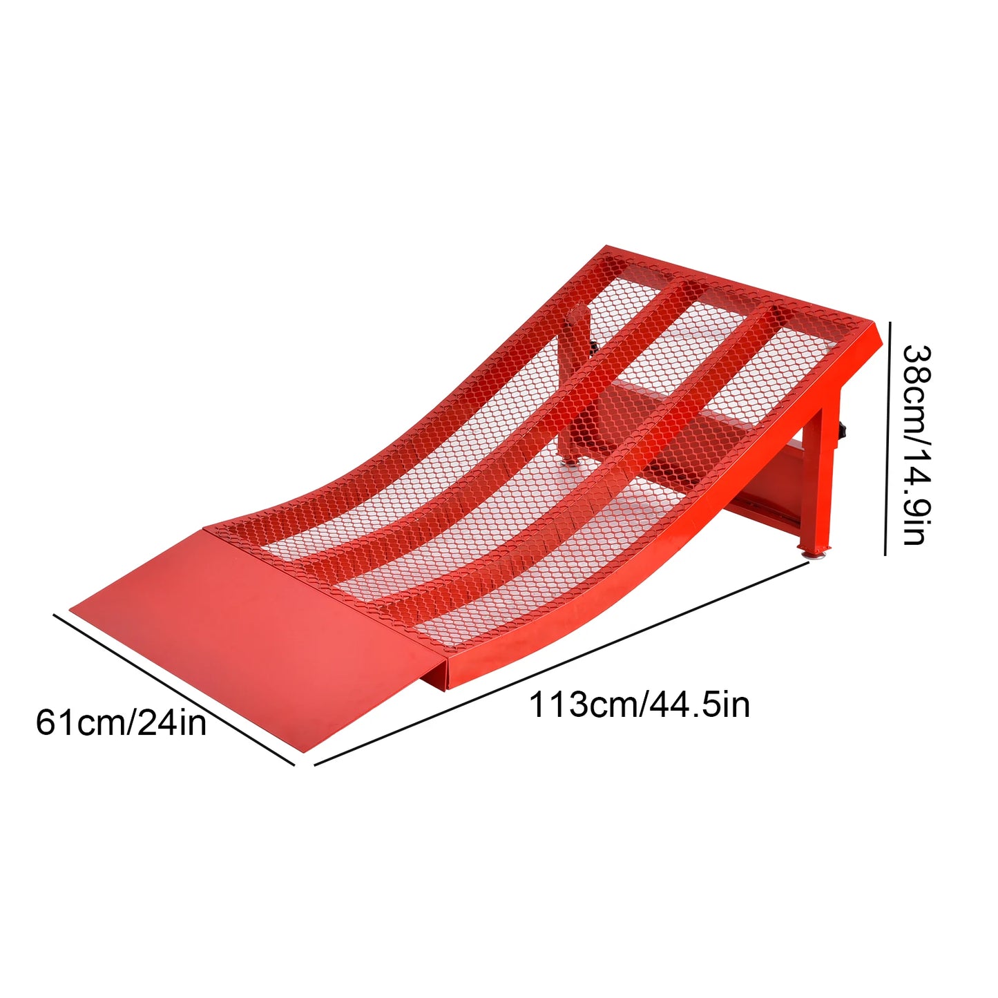 Bike Ramp, Portable BMX Ramp, 6-12 Kids Skateboard Jumps, Detachable Construction - Heavy-Duty RC Car Training