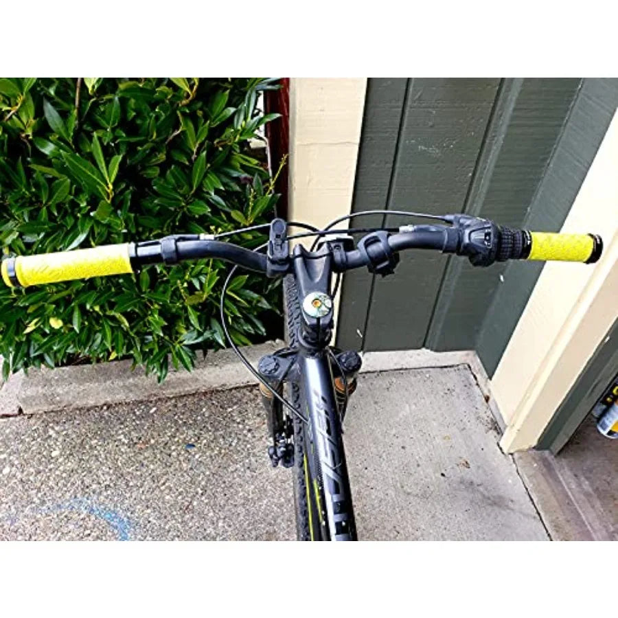 Mountain Bike Grips, Double Lock on Locking Bicycle Handlebar Grips for MTB, Downhill