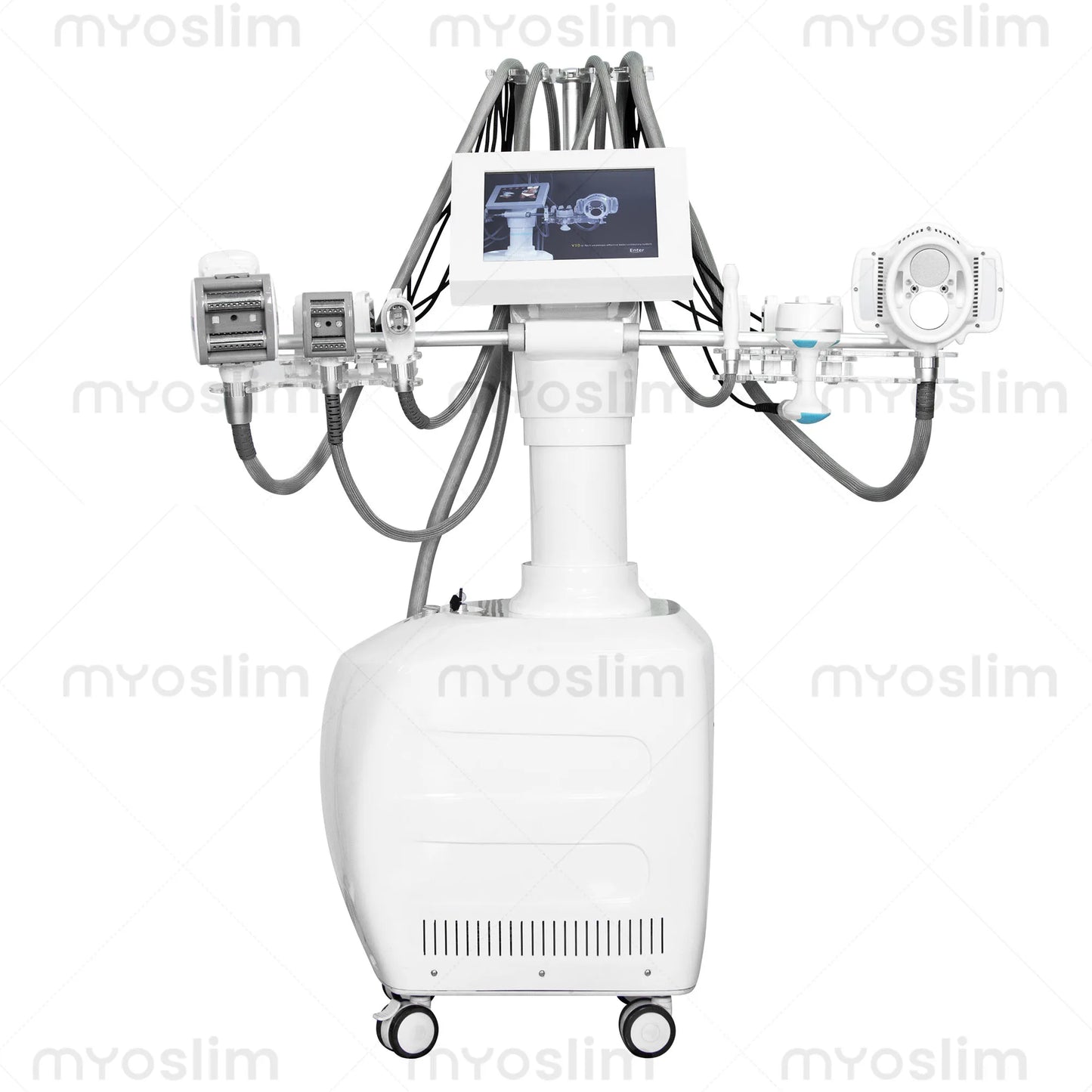 7 In 1 Vertical 40K Cavitation Vacuum RF Infrared BIO Laser Slimming Machine Cellulite Removal Facial Lifting Anti-Aging