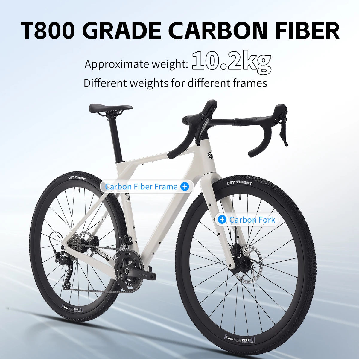 Ships from US SAVA Gelaro S4 GRX400 Carbon Gravel Road Bike All-Terrain Road Racing Bike Equipped with GRX400 Groupset