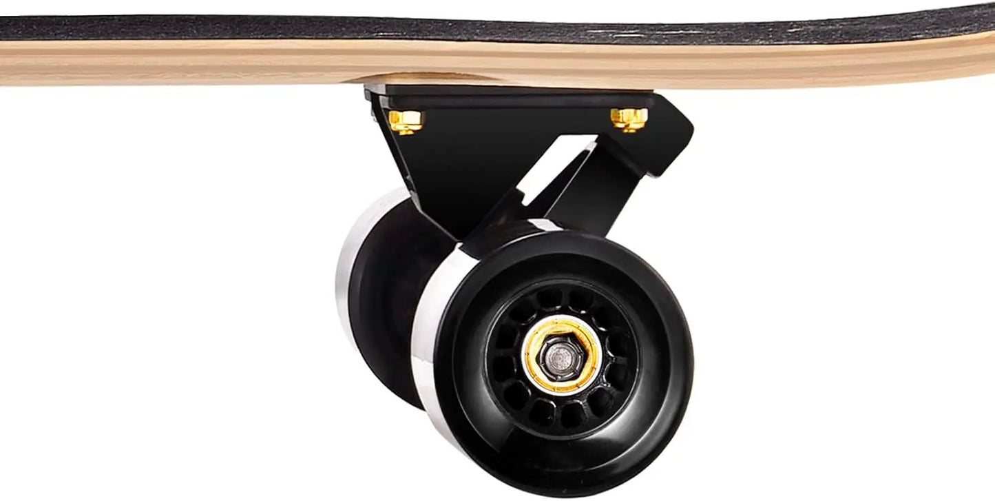 42 Inch Longboard Skateboard Complete Cruiser Pintail,The Original Artisan Maple Skateboard Cruiser