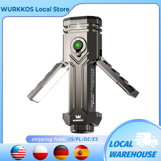 HD02 LED Camping Lamp Portable Outdoor Sports Fishing 3200 Lumens Hunting Hiking Searchlight with Rechargeable Battery
