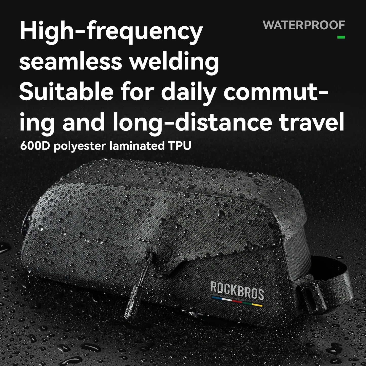 ROCKBROS ROAD TO SKY Magnetic Bicycle Bags Lid Top Tube Bag Waterproof Suction Front Bag Mobile Phone Bags