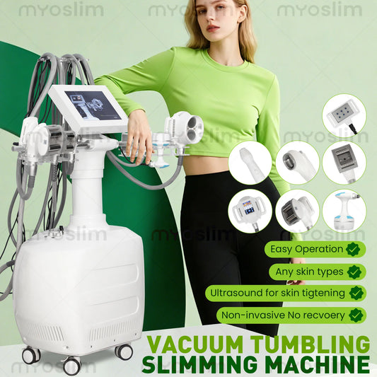 7 In 1 Vertical 40K Cavitation Vacuum RF Infrared BIO Laser Slimming Machine Cellulite Removal Facial Lifting Anti-Aging