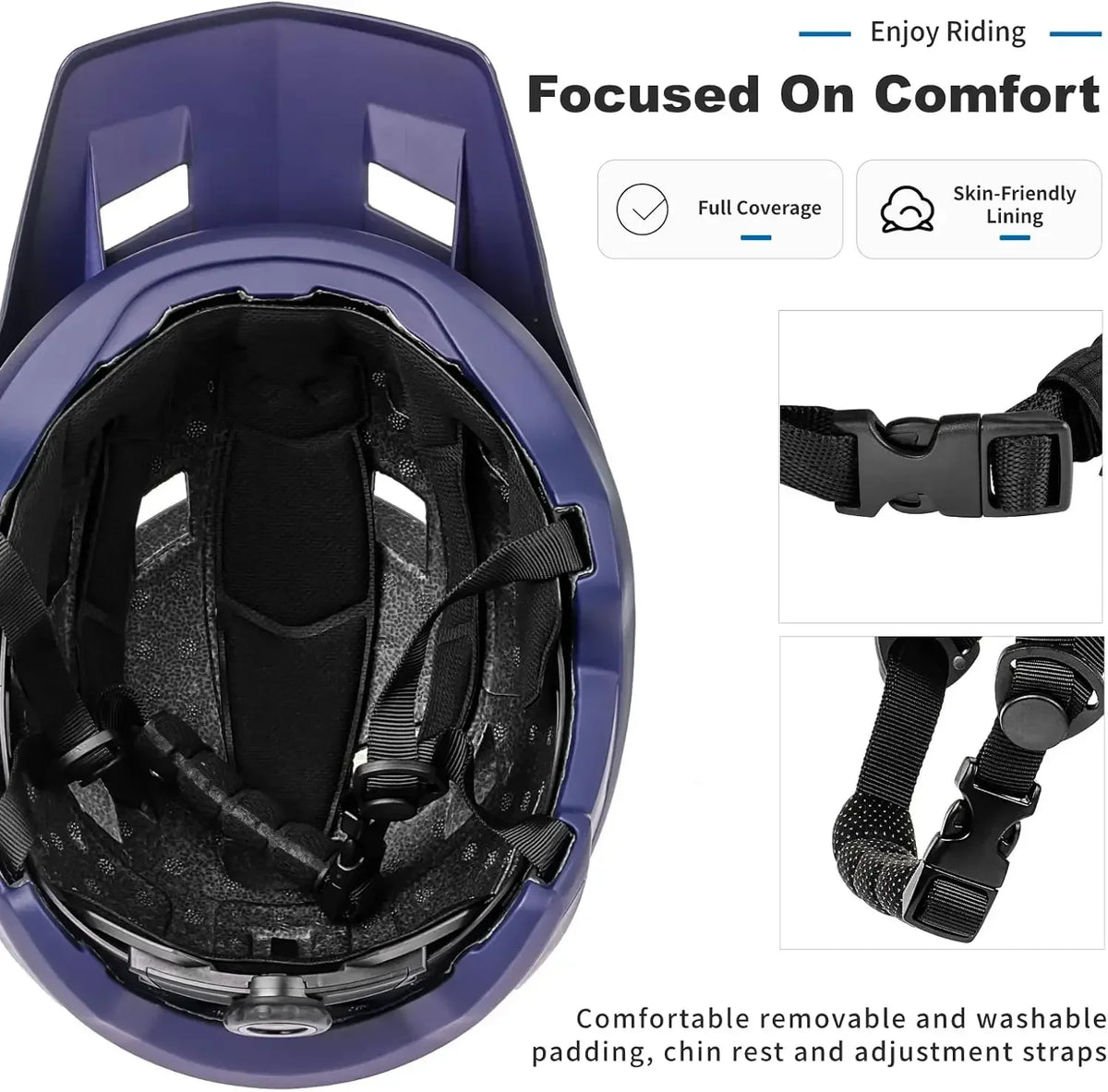 Bike Helmet, Mountain Bike Helmet for Men Women Adults Youth