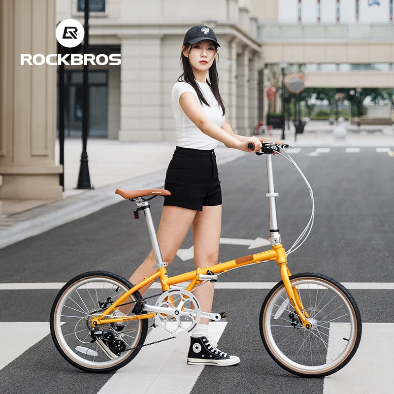 Bike Folding 20 inch Lightweight Design Wire-drawn Disc Brake For Shimano 8-speed System Adult Cycling Folding Bike