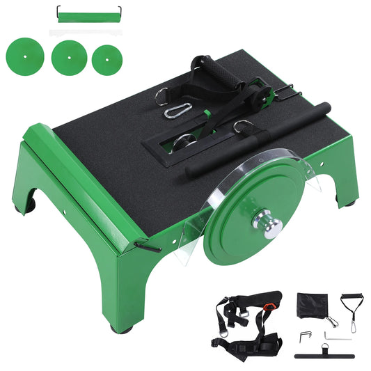 Flywheel Trainer with Adjustable Length Strap Flywheel Centrifuge with Accessories for Home Office Travel Women Yoga Men Squat