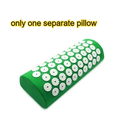 Acupressure Mat Sensi Massage Mat Pillow Set  applicator for Neck Foot Yoga Mat with Needle Back Cushion