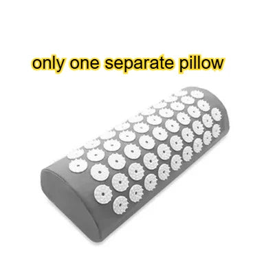 Acupressure Mat Sensi Massage Mat Pillow Set  applicator for Neck Foot Yoga Mat with Needle Back Cushion