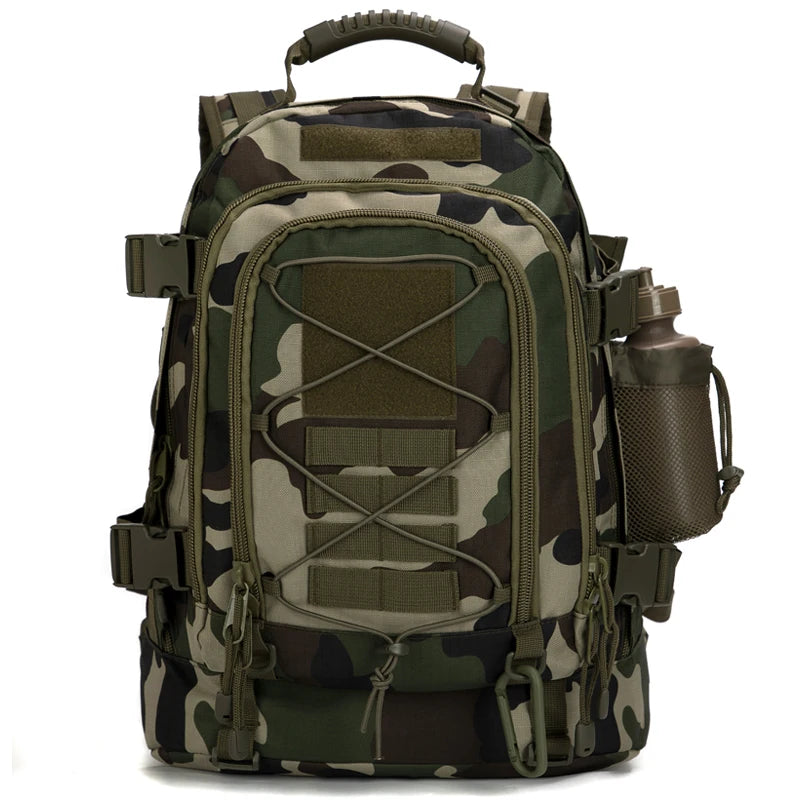 Outdoor Tactical Backpack Men's Outdoor Hiking Bag Large Capacity Military Army Bags Travelling Camping Rucksack