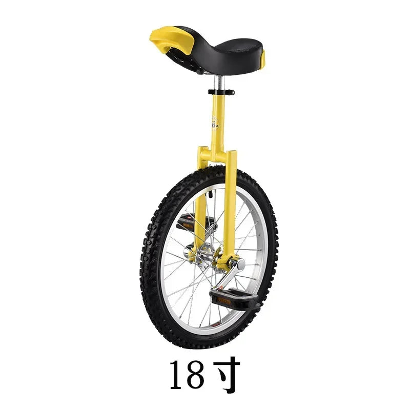 20 Inch Single Person Unicycle Adjustable Single Wheel Children Scooter Adult Unicycle Balance Competitive Car New
